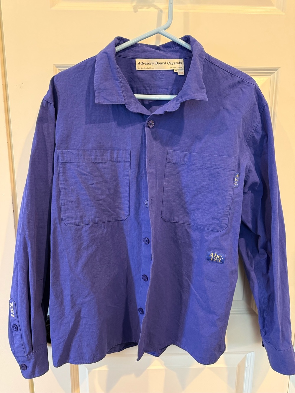 Advisory Board Crystals Purple Button-Down Shirt